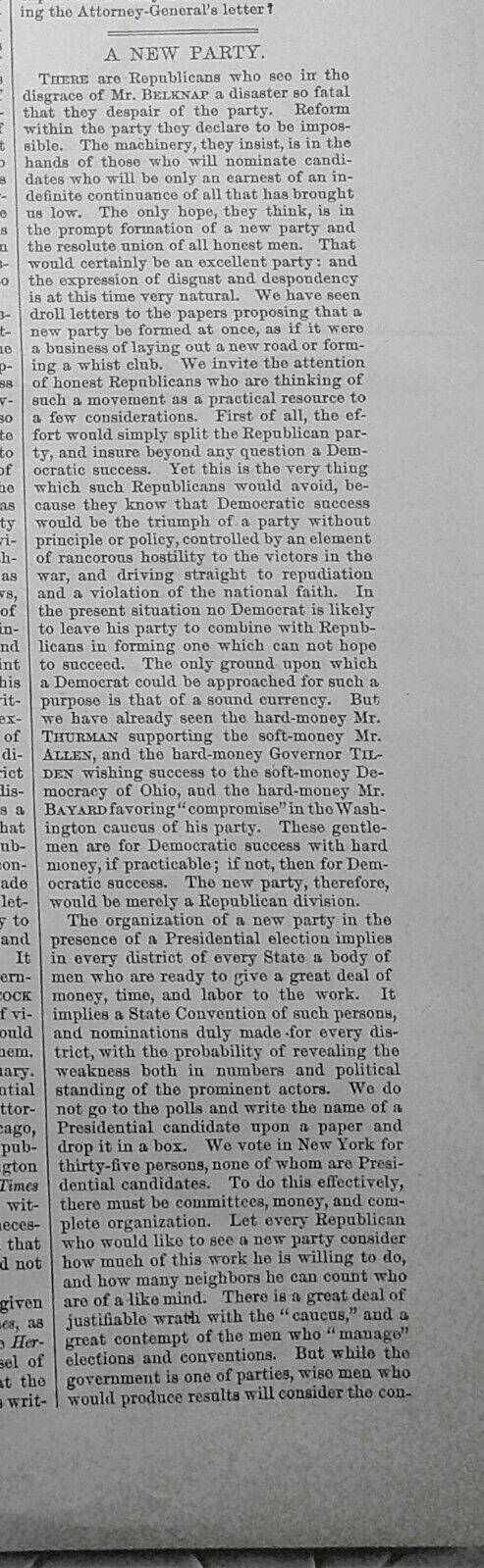 "Fixing Things"—A Proper Steering Apparatus Found - by Thomas Nast 1876 Harper's