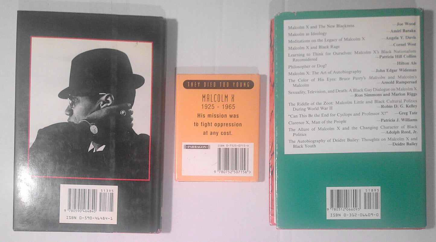 Malcolm X: 3 hardcovers lot; first editions. By Any Means Necessary, etc Fine/NF