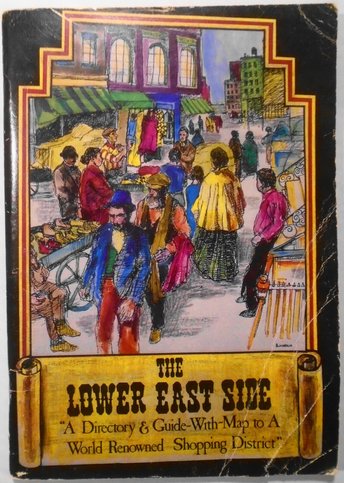 3 vintage New York City Guides - Lower East Side, Circle Cruise,  Pocket Map