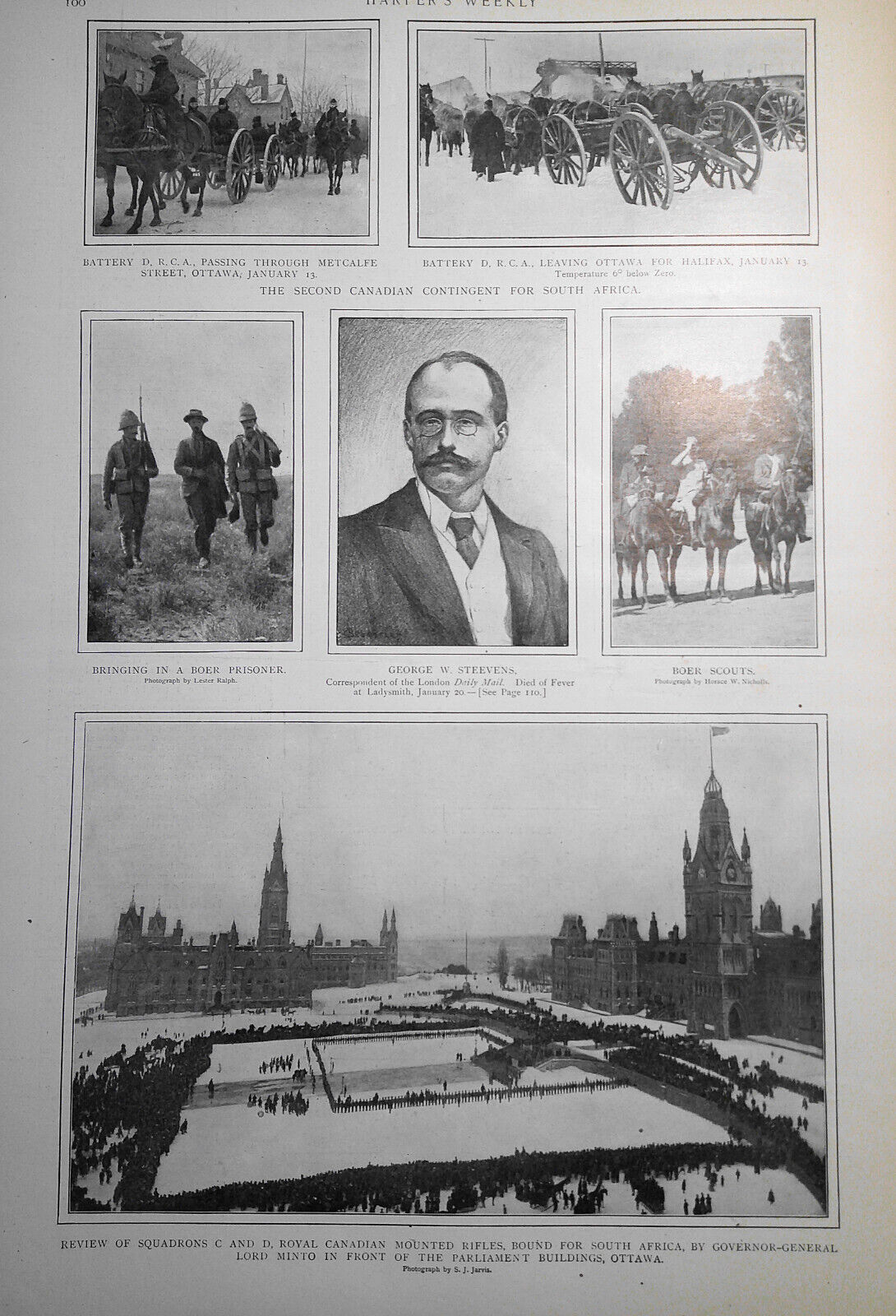 Harper's Weekly, February 3, 1900 - Boer War in South Africa; John Ruskin, etc