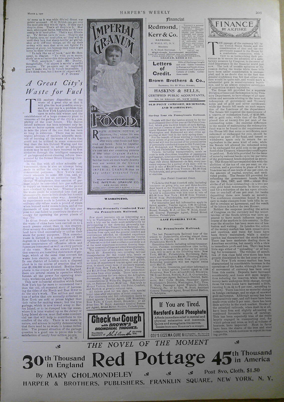 Harper's Weekly, March, 1900 - Wheaton's Exposition; South Africa War; Cuba; etc