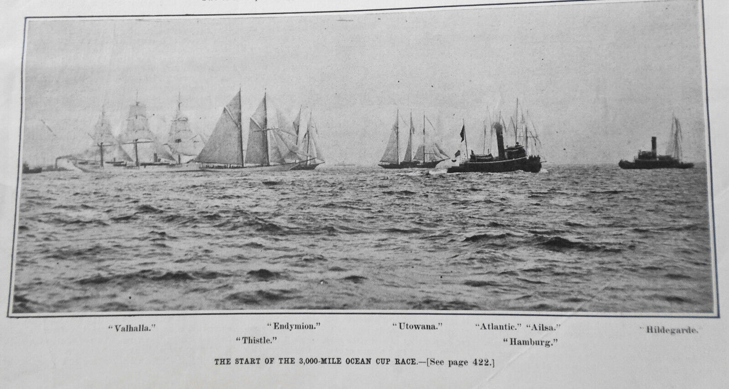 3,000 Mile Ocean Cup Race; US Racing Cars... Scientific American - May 27, 1905