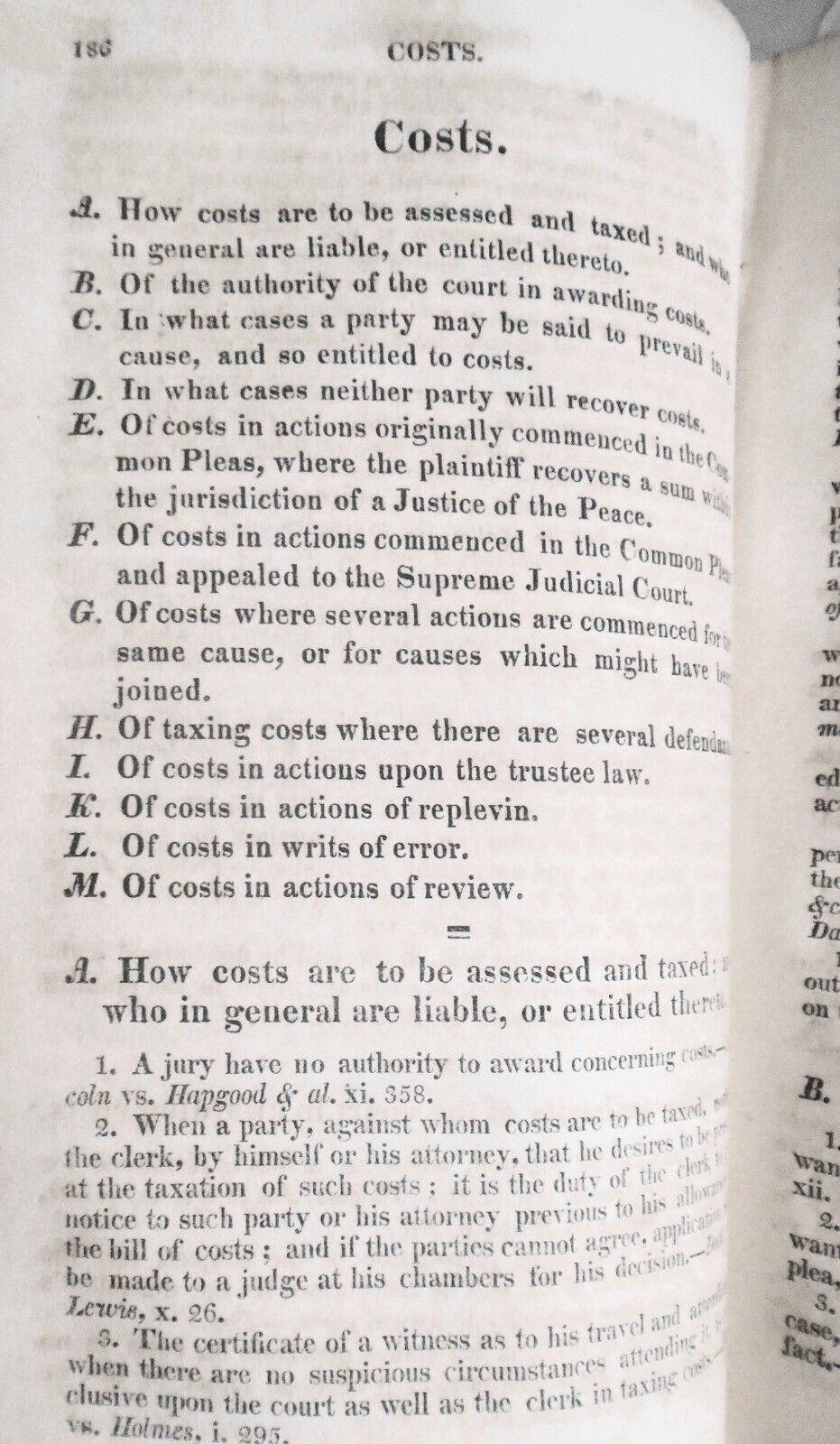 1818 Bigelow Digest of  cases in Supreme Judicial Court Massachusetts 1804 -1815