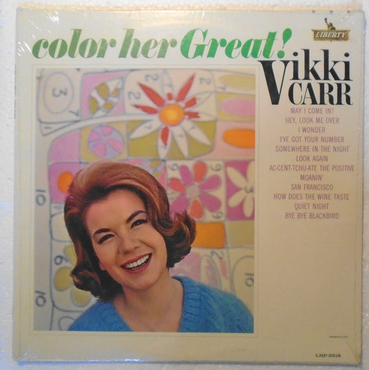 Vikki Carr - Color Her Great - LP - Liberty  LRP-3318, 1963, ***SEALED***