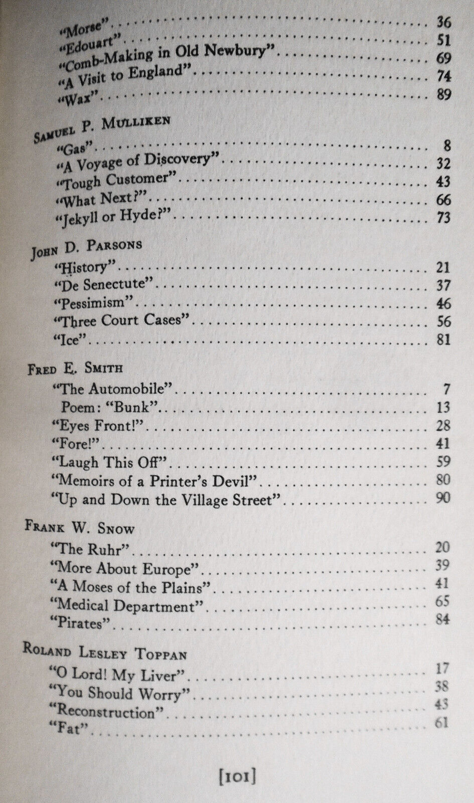 The Records of the Tuesday Night Club of Newburyport - 1911-1929 - in 3 Volumes.