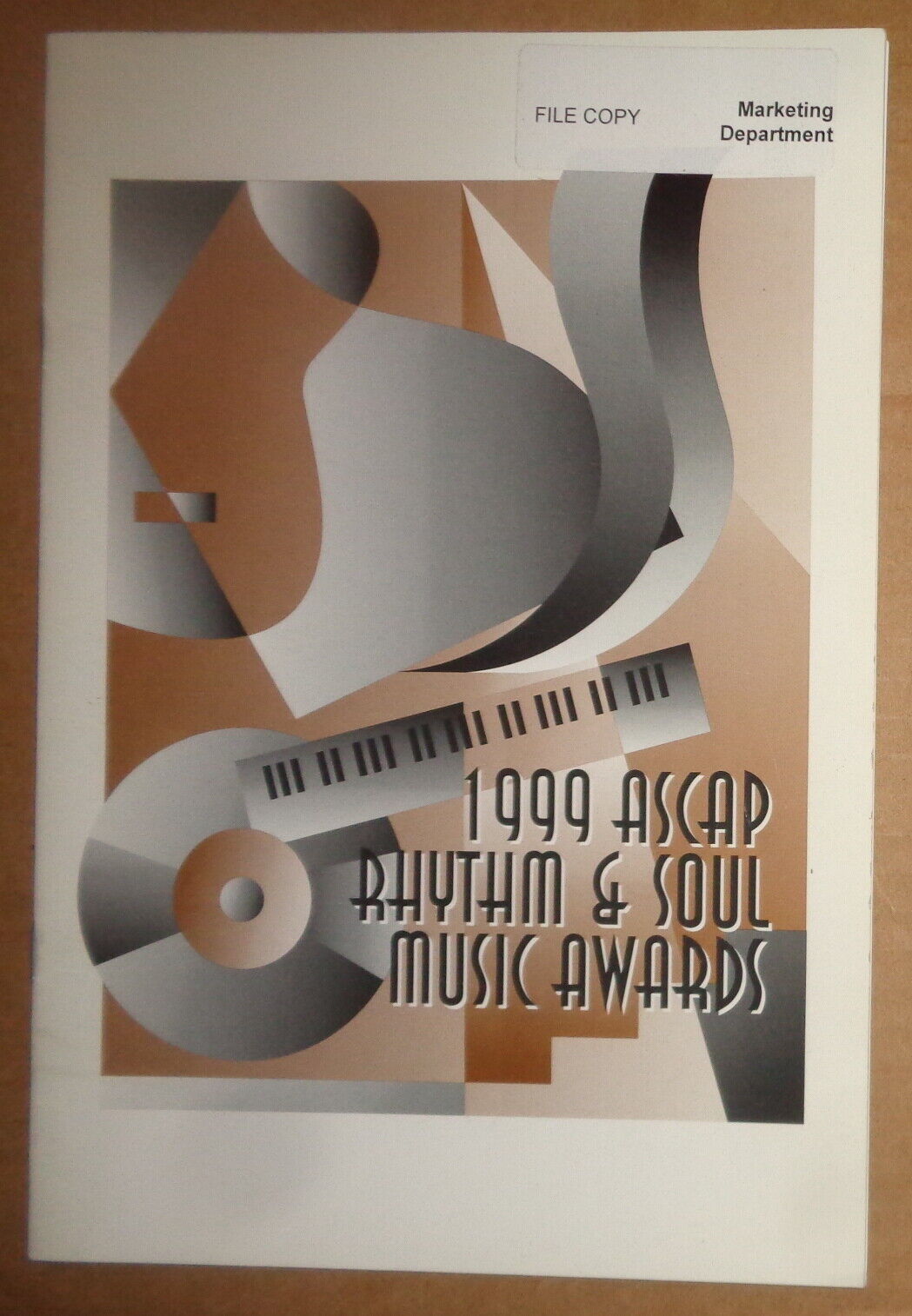 1999 ASCAP Rhythm & Soul Music Awards 12th Anniversary - Souvenir Program