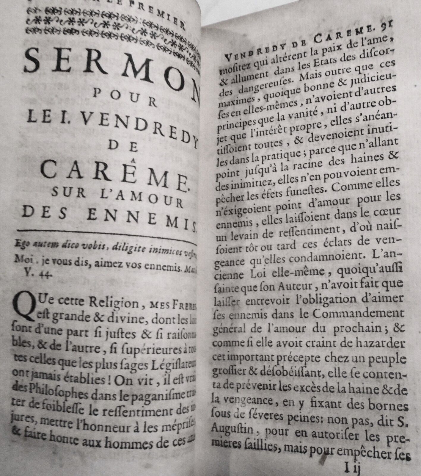 1736 Sermons du feu Pere Terrasson. Tome Premier