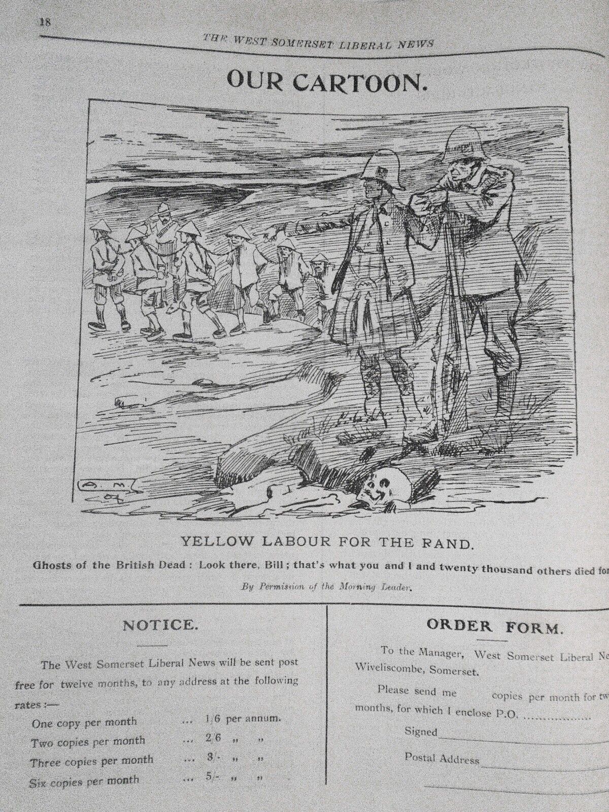 1905 West Somerset Liberal vs. Conservative dueling Publications July '05