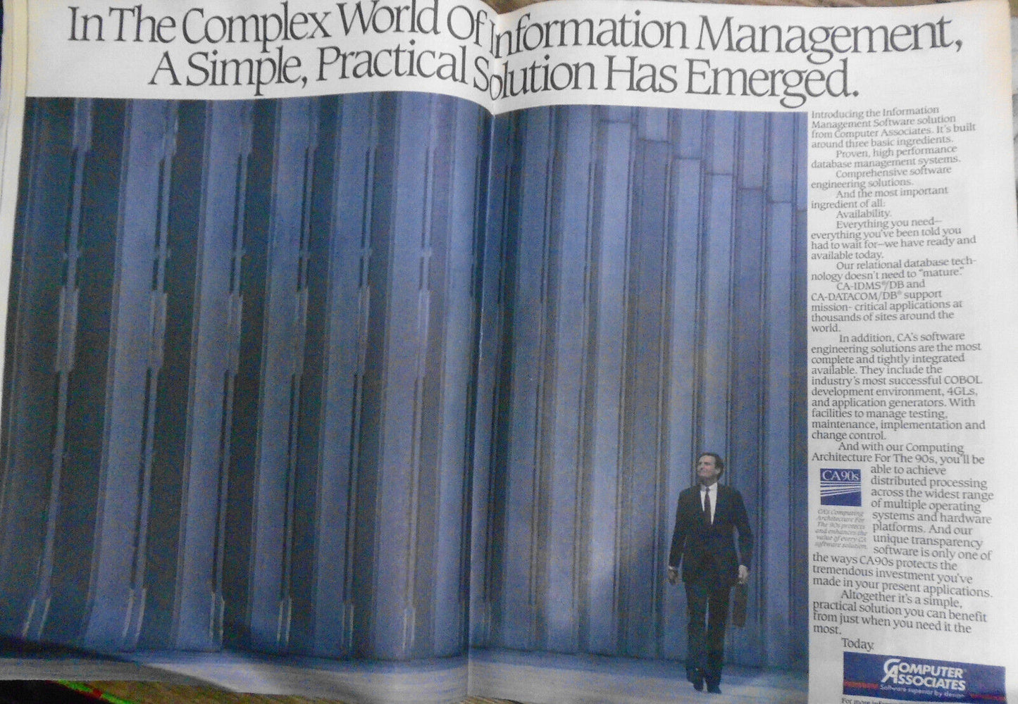Computerworld Magazine, August 20, 1990 - IBM 3090; Ford & GE opt for UNIX, etc
