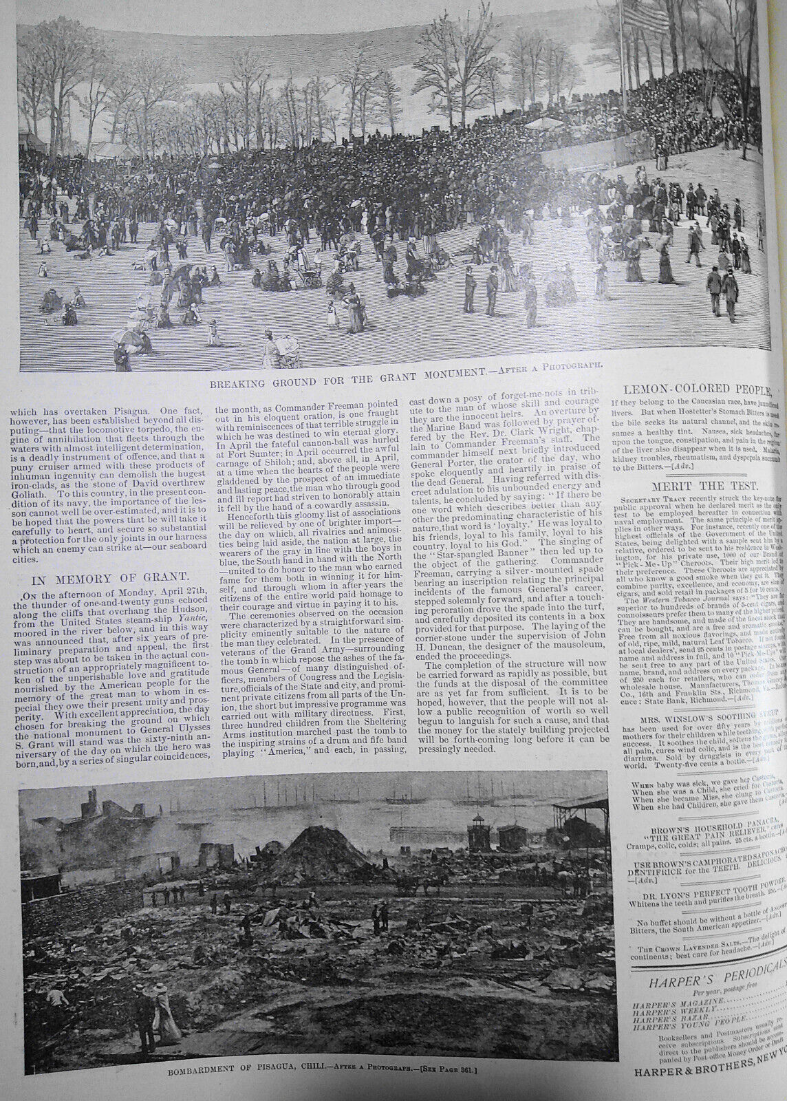 Harper's Weekly May 9, 1891. The Horse from ranch to market; Carnegie Hall; etc