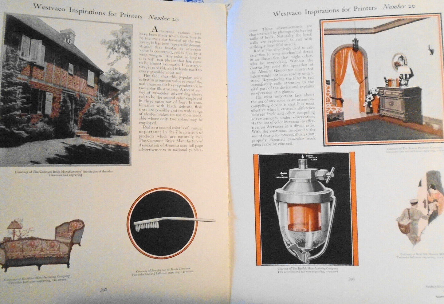 Westvaco Inspirations for Printers  No. 20. Illustrations in Black...