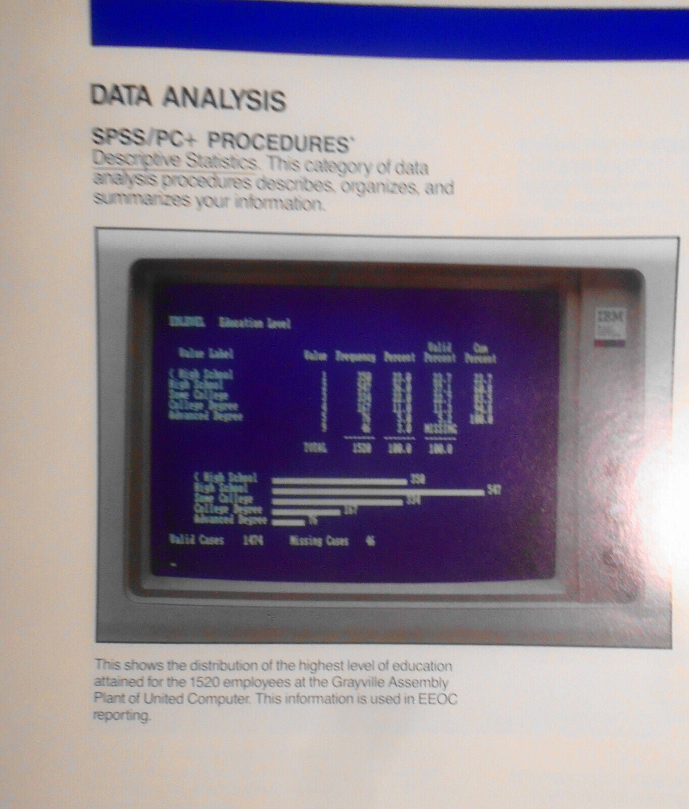 SPSS/PC+ Statistics "Make Stat Magic" brochure - [IBM PC data analysis software]
