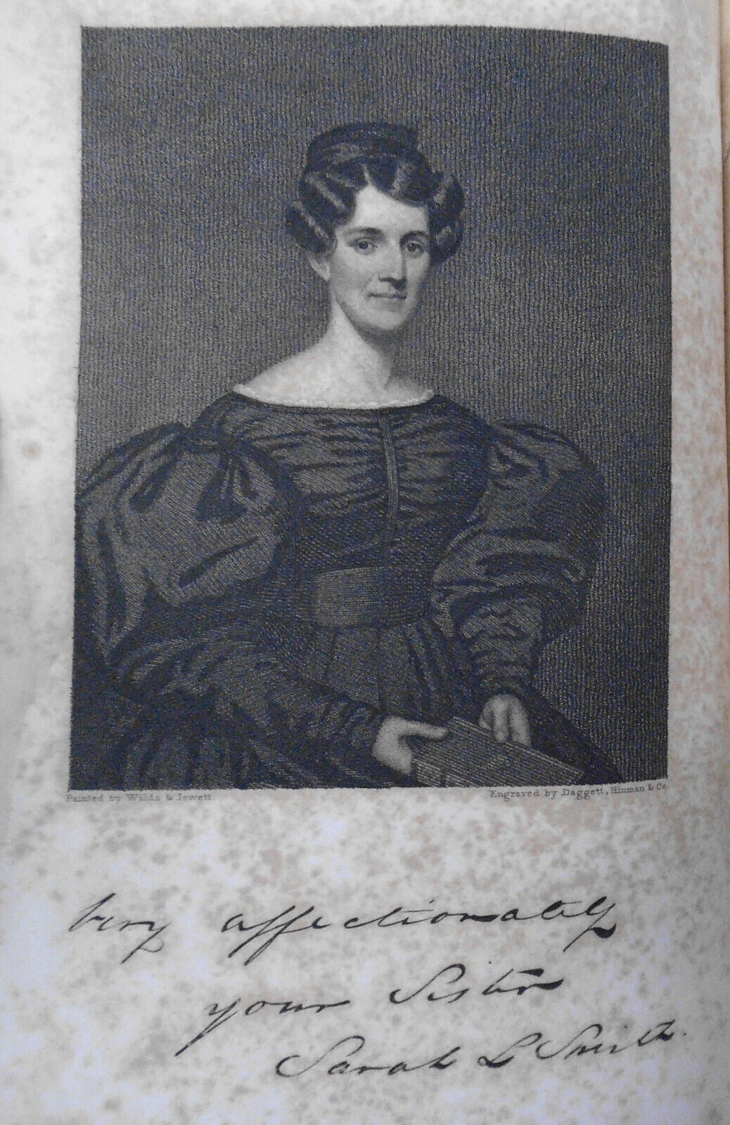 1845 Memoir of Mrs Sarah L Huntington Smith, by Edward William Hooker
