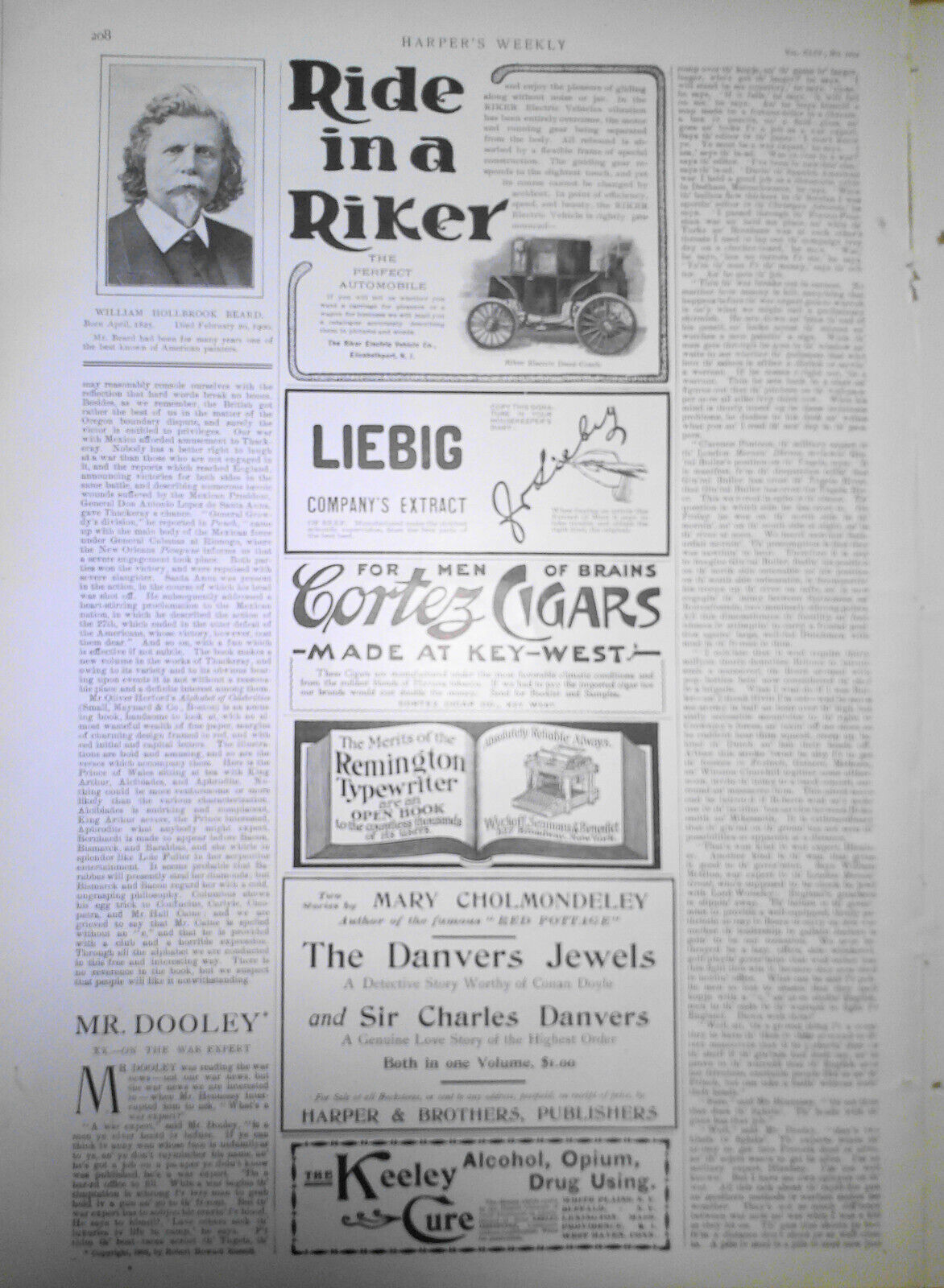 Harper's Weekly, March, 1900 - Wheaton's Exposition; South Africa War; Cuba; etc