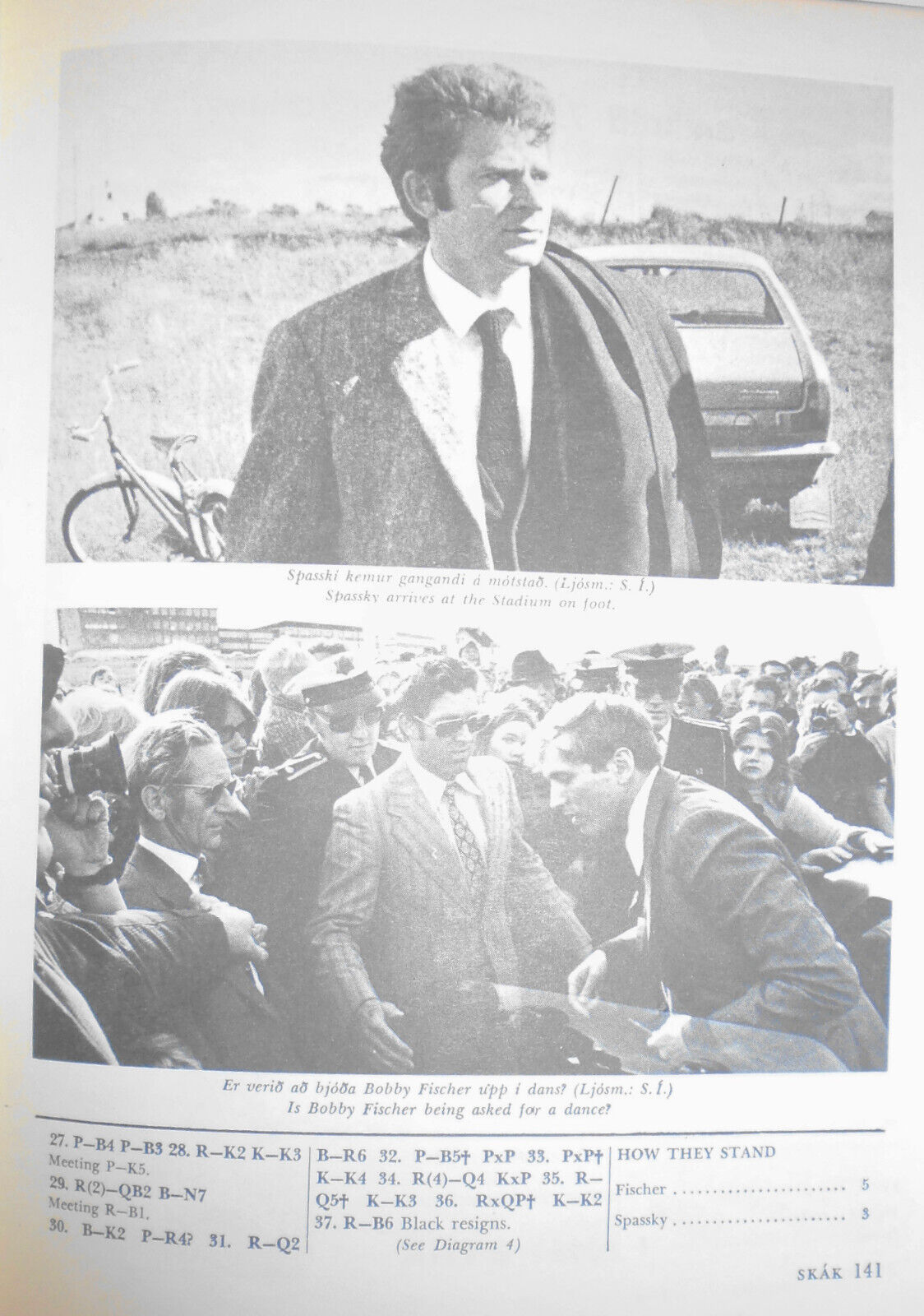 1972 SKAK - Icelandic Chess Magazine - Fischer Spassky World Championship No. 9