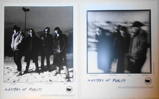 Masters of Reality - 2 Press Photos, 1989 -- American hard rock band