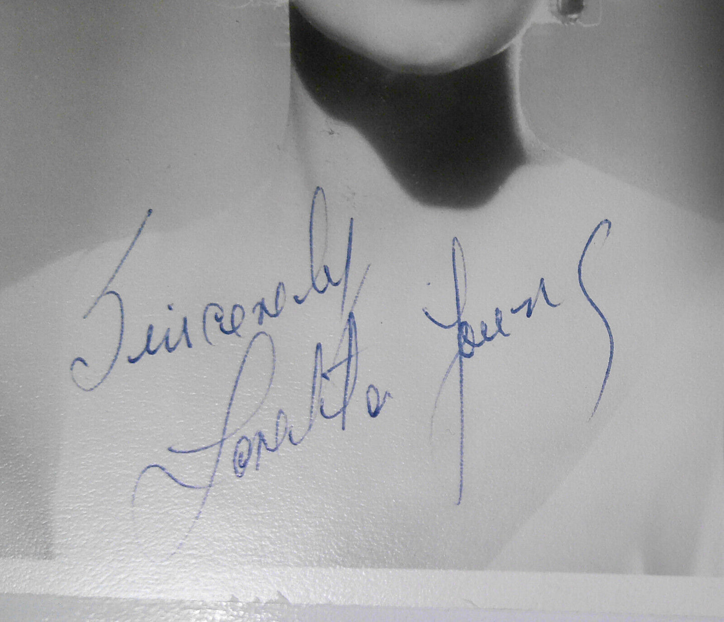 Loretta Young original SIGNED photo