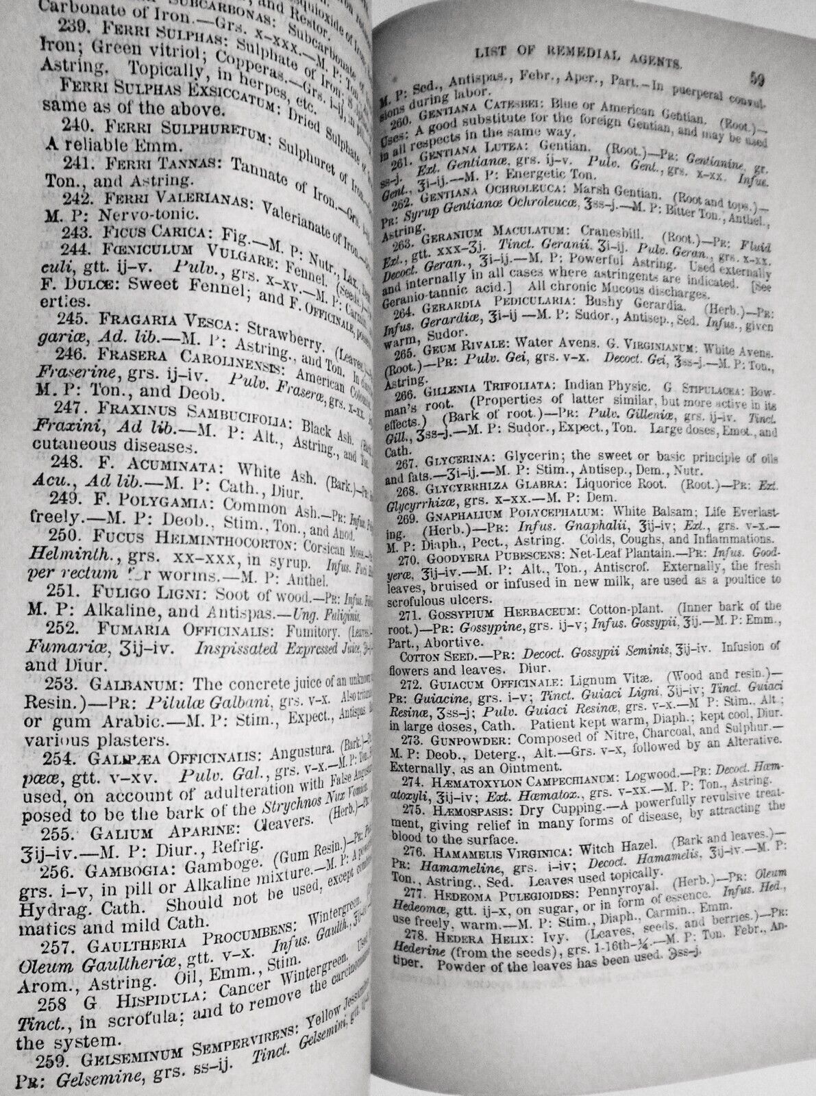 Physician's Hand-Book of Practice 1859 of Dr Smith Ely, Newburgh 1860-66 records
