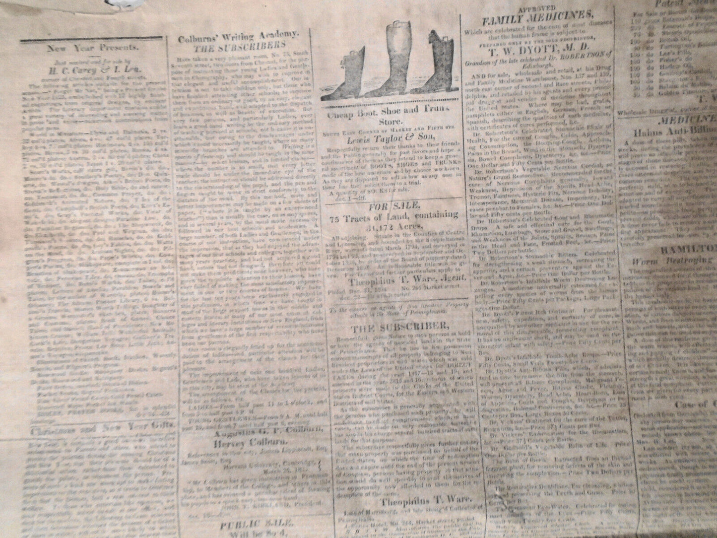 The Democratic Press Dec 27, 1824 - Emigrants to Haiti; Fauntleroy forgery trial