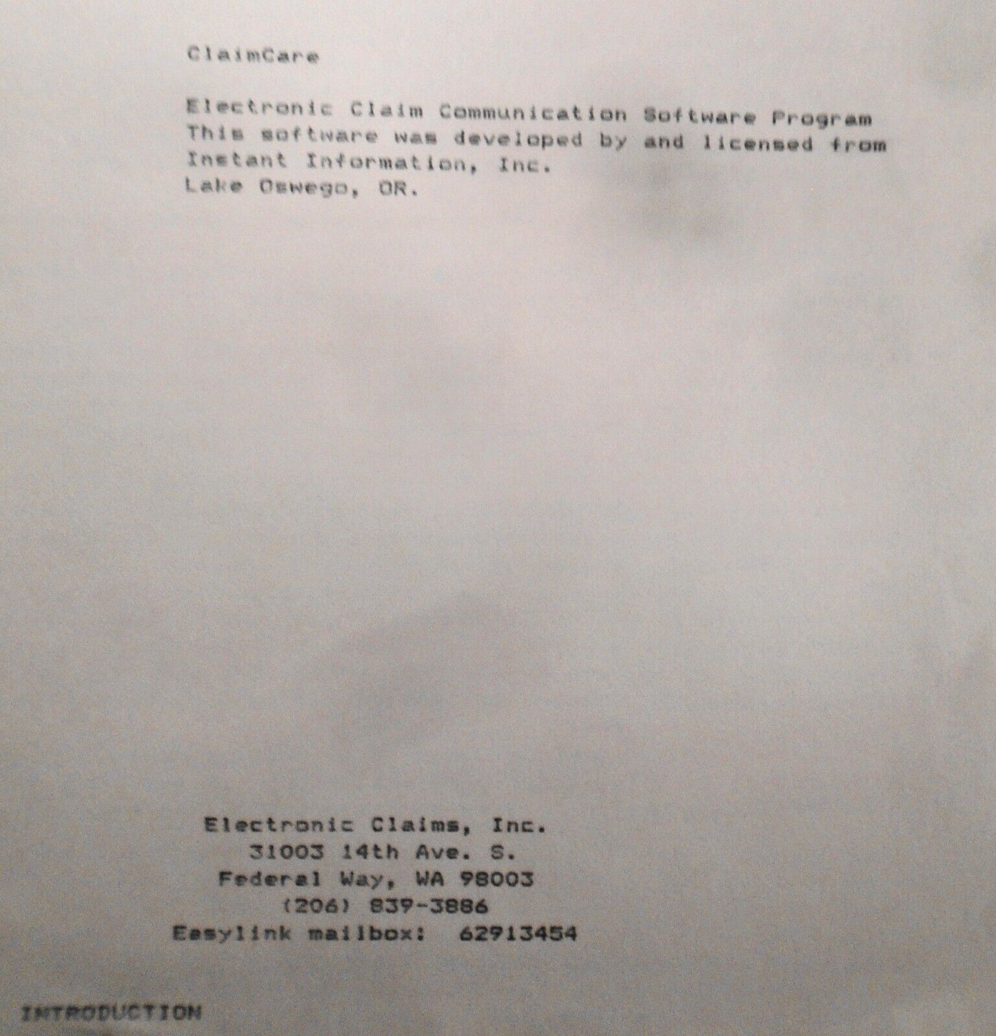 1984 Western Union EasyLink, Electronic Mail, Promo literature; testimonials.