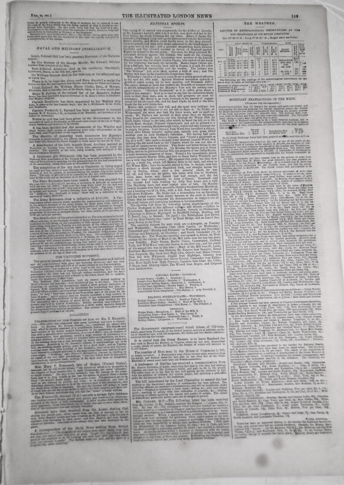 Tea-house at Pekin  - Illustrated London News, February 23, 1861