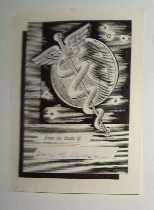 David M. Heimbach Ex Libris Bookplate