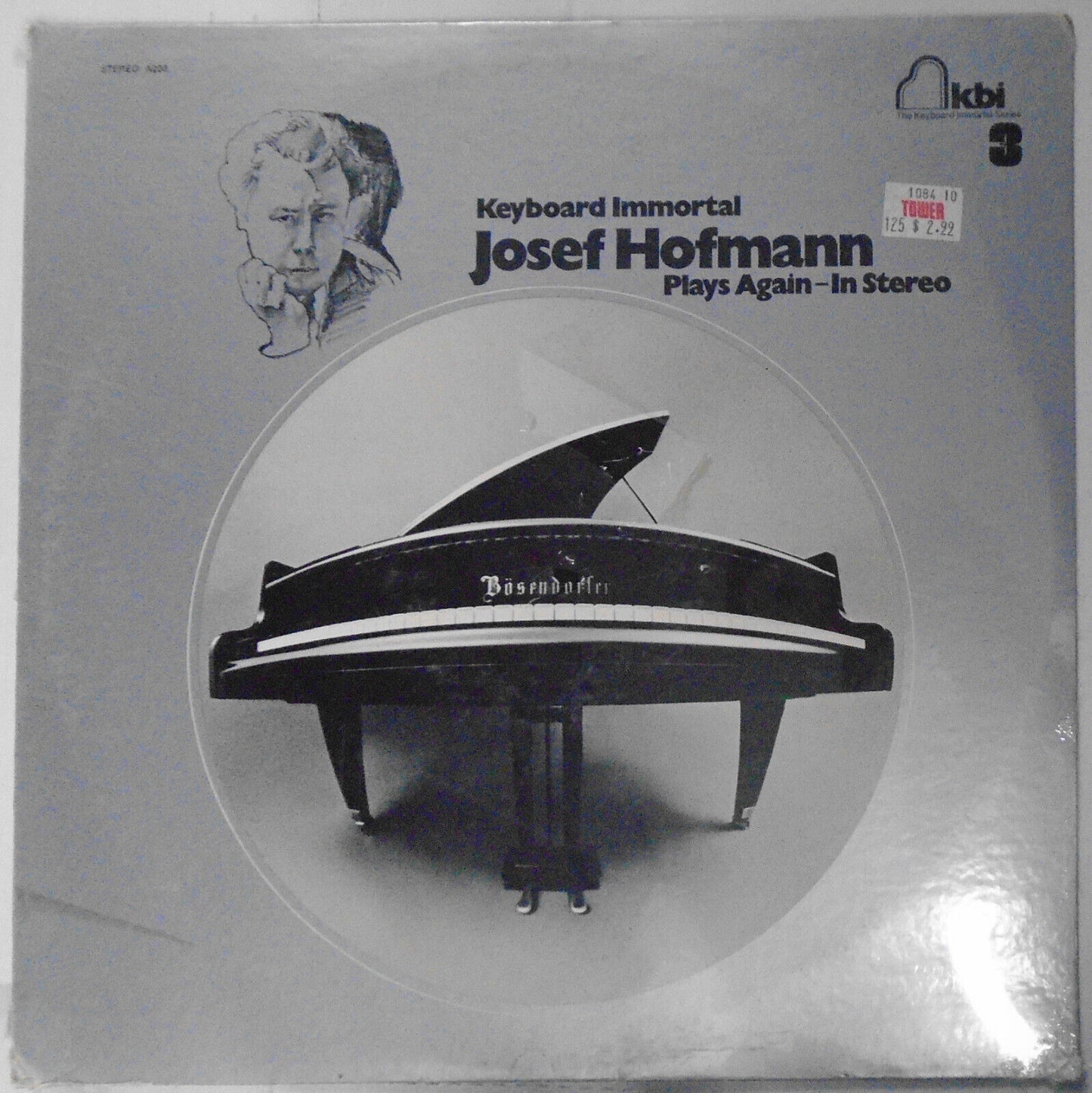 Keyboard Immortal Josef Hofmann LP : Plays Again - In Stereo --- **SEALED, NEW"*