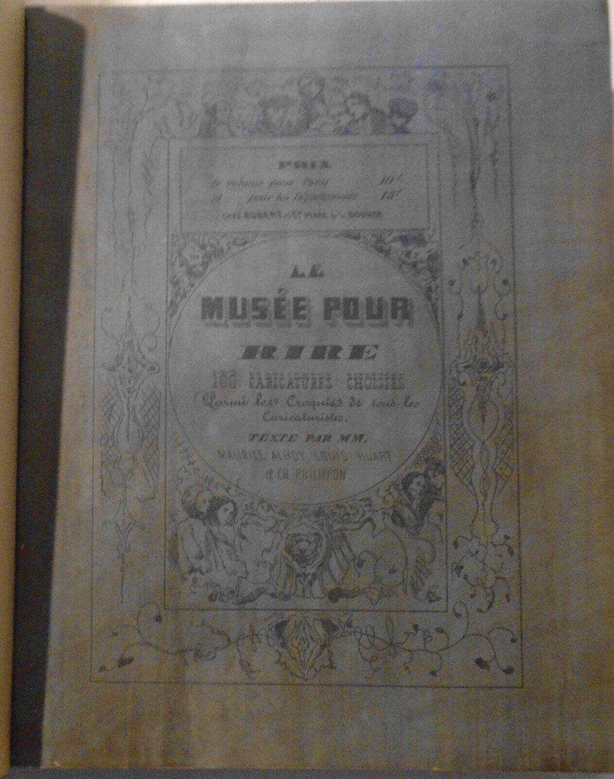 1839 - Daumier, Bouchot, Gavarni, et al - 114 Lithographs - Le Musee Pour Rire