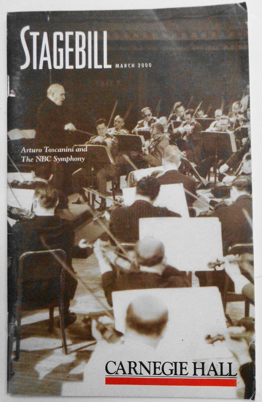 CHRISTOPHER MALTMAN (BARITONE) - MALCOLM MARTINEAU, Carnegie Hall Stagebill 2000