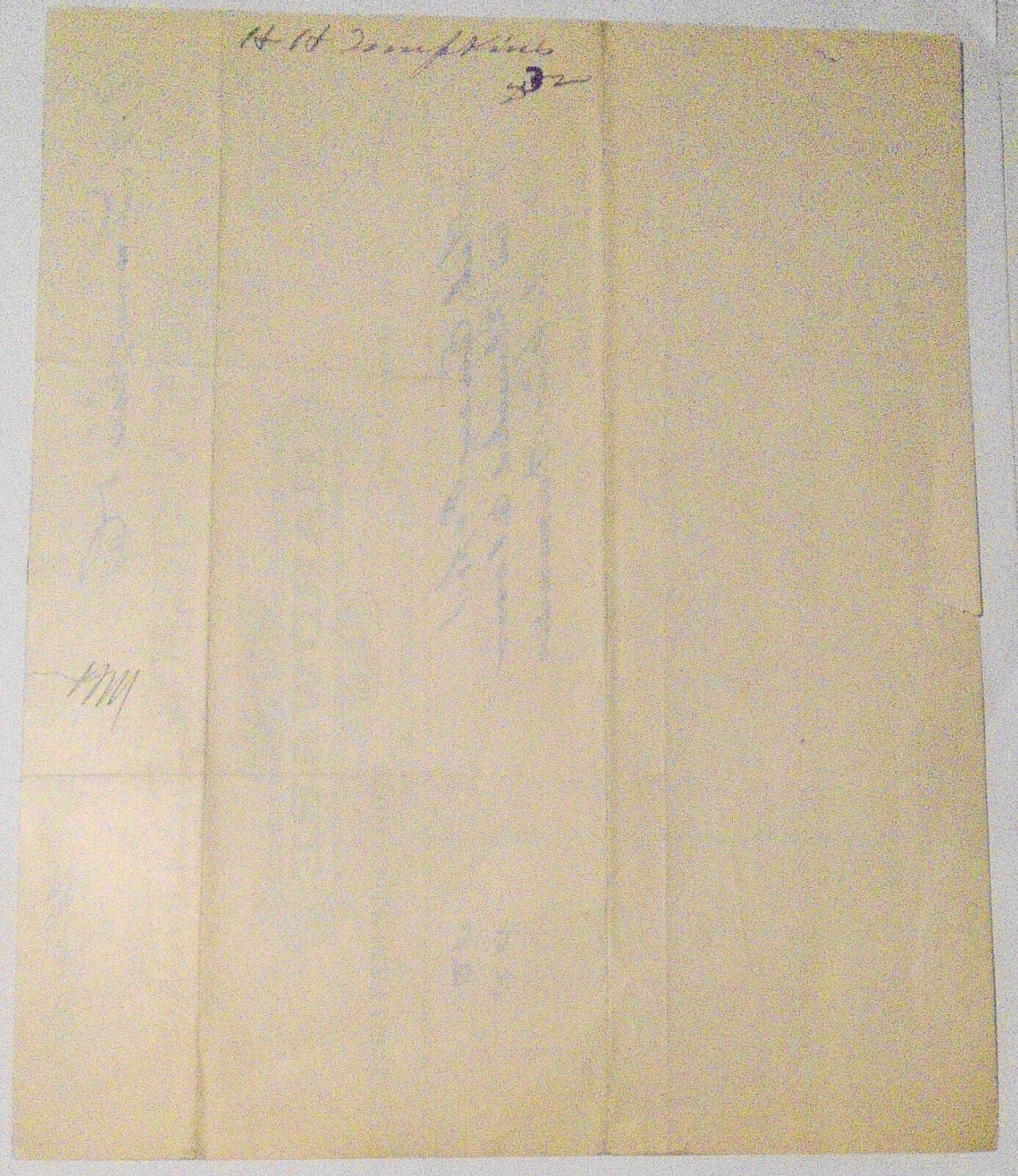 1886 Marsh & Eaton Hardware, Stoves, Miner's supplies receipt Leadville Colorado