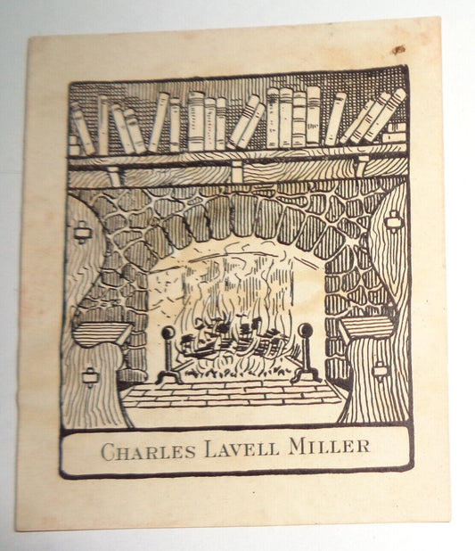 Charles Lavell Miller, Ex Libris Bookplate