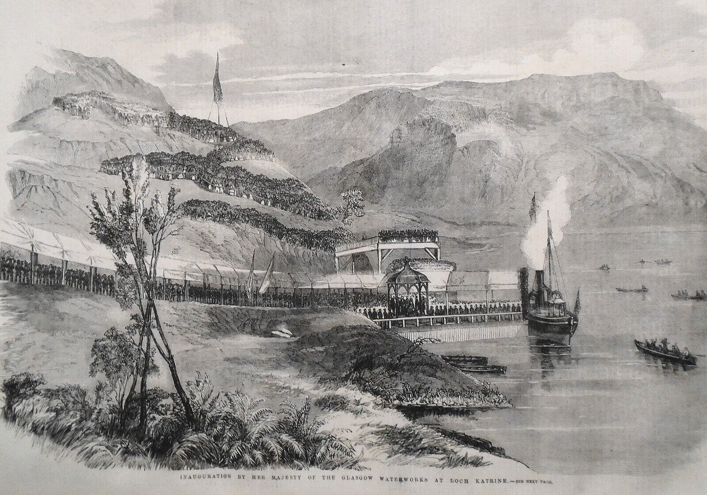The Illustrated London News, October 22, 1859. Great Eastern; Glasgow Waterworks