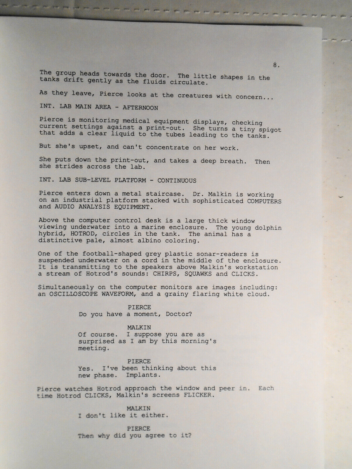 The Within, by Nels Israelson, 2001. Original Screenplay. Revised First Draft