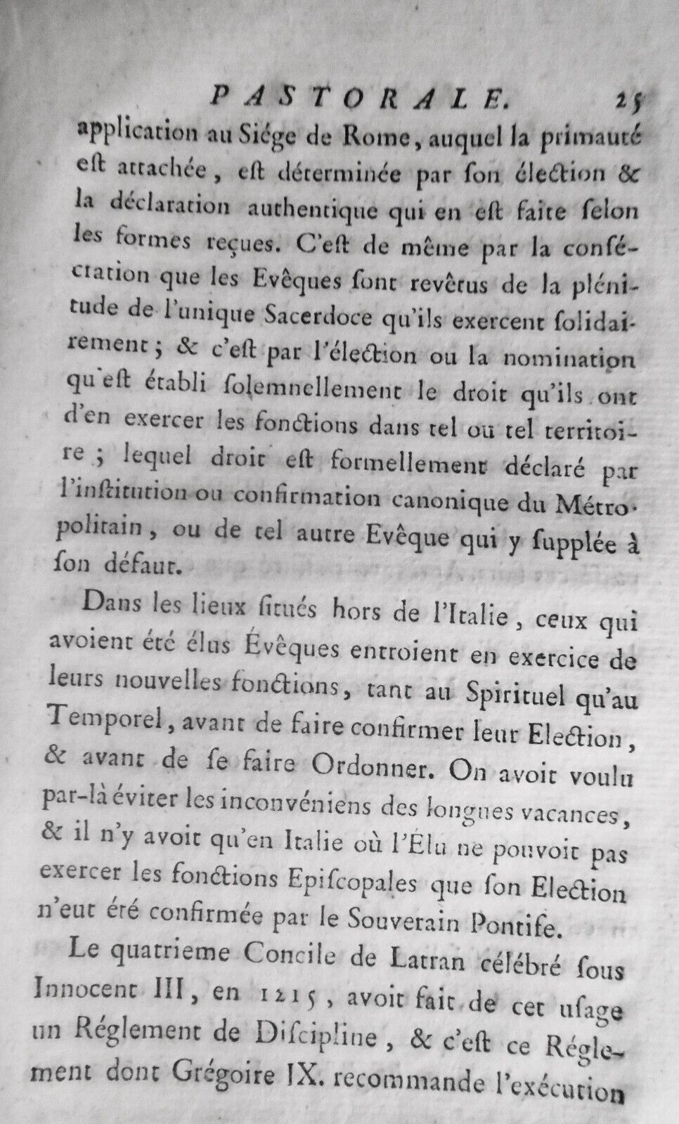 1791 Lettre pastorale de monsieur l'évêque métropolitain de Paris J-B J Gobel