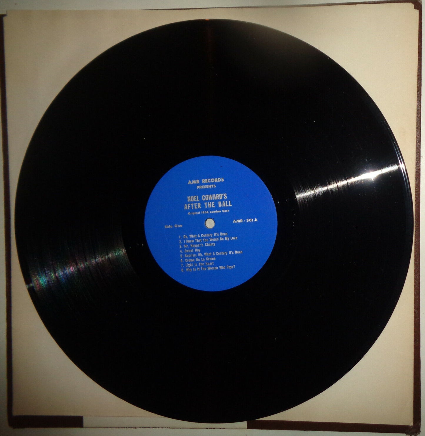 NOEL COWARD'S AFTER THE BALL - LP - SUNG BY ORIGINAL 1954 LONDON CAST