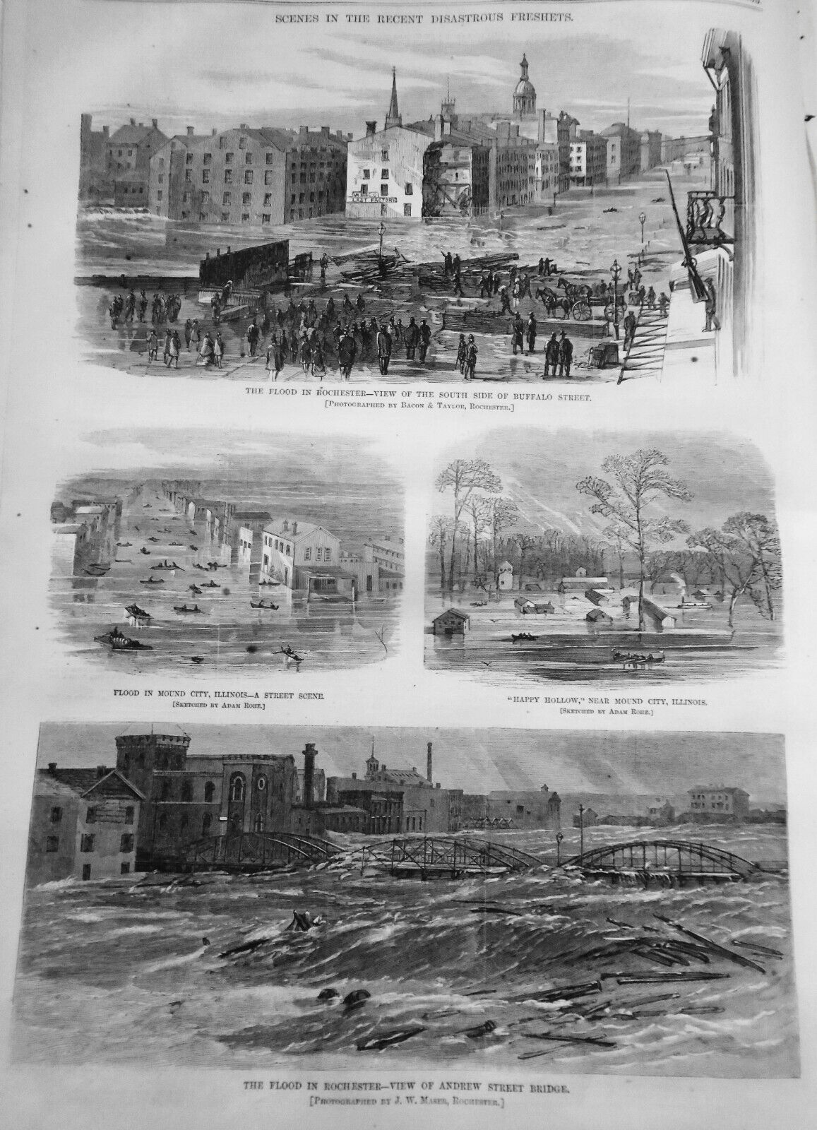 Harper's Weekly April 8, 1865 Original Complete issue. Burning of Columbia, SC..