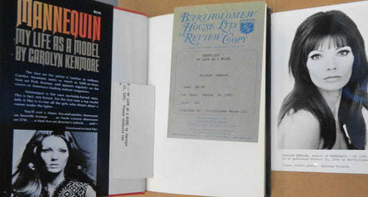 Mannequin : my life as a model. Review copy with author photo. 1st edition 1969