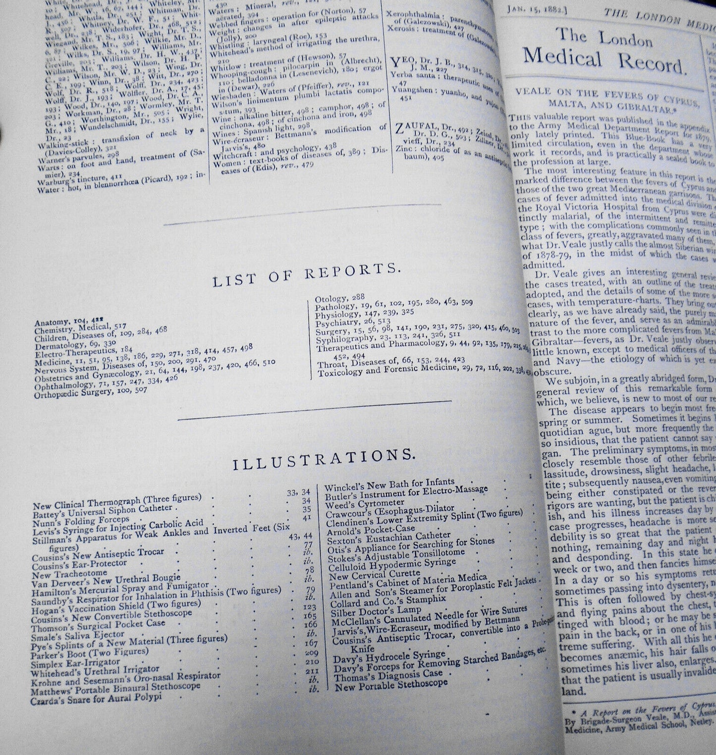 The London Medical Record, Volume X, 1882