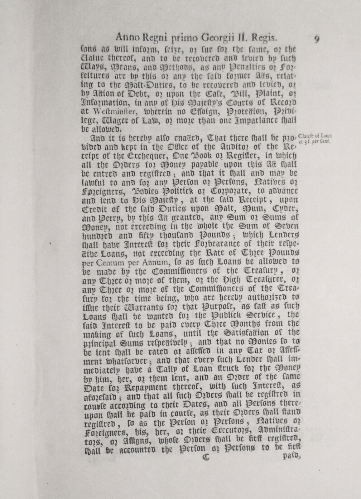 [Alcohol] 1728 King George II: An Act for continuing the duties upon malt, mum..