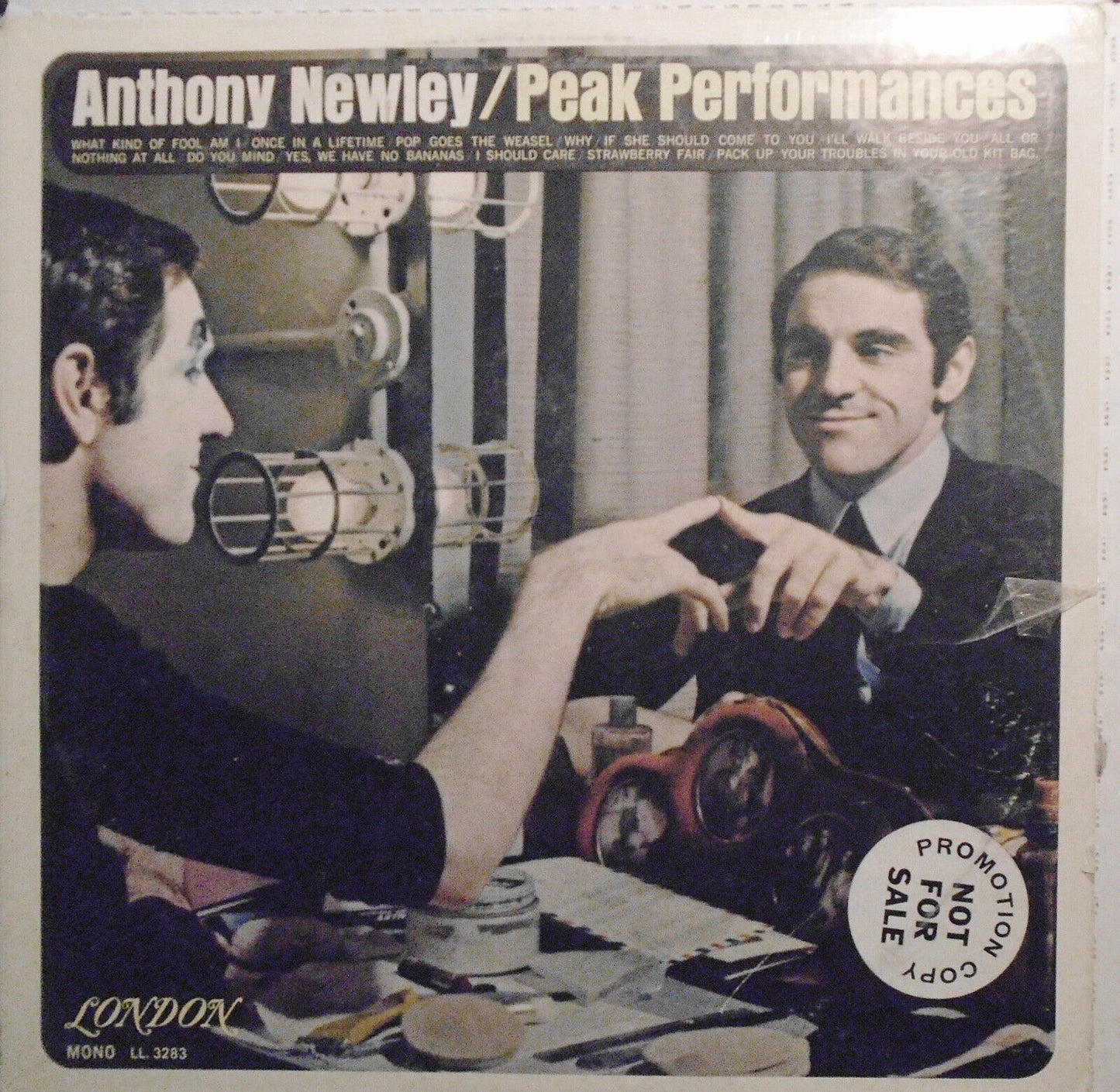 SEALED Anthony Newley - Peak Performances  LP  London Records LL 3283