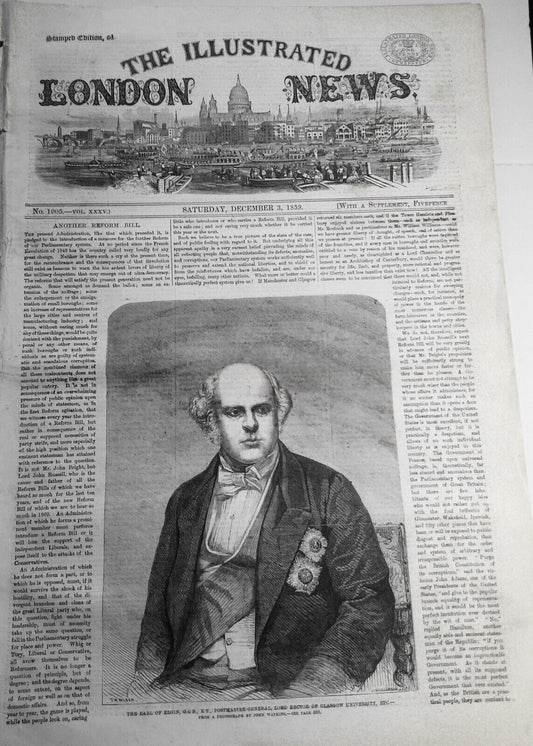 The Illustrated London News, December 3, 1859 - Algesiras, Schiller Festival etc