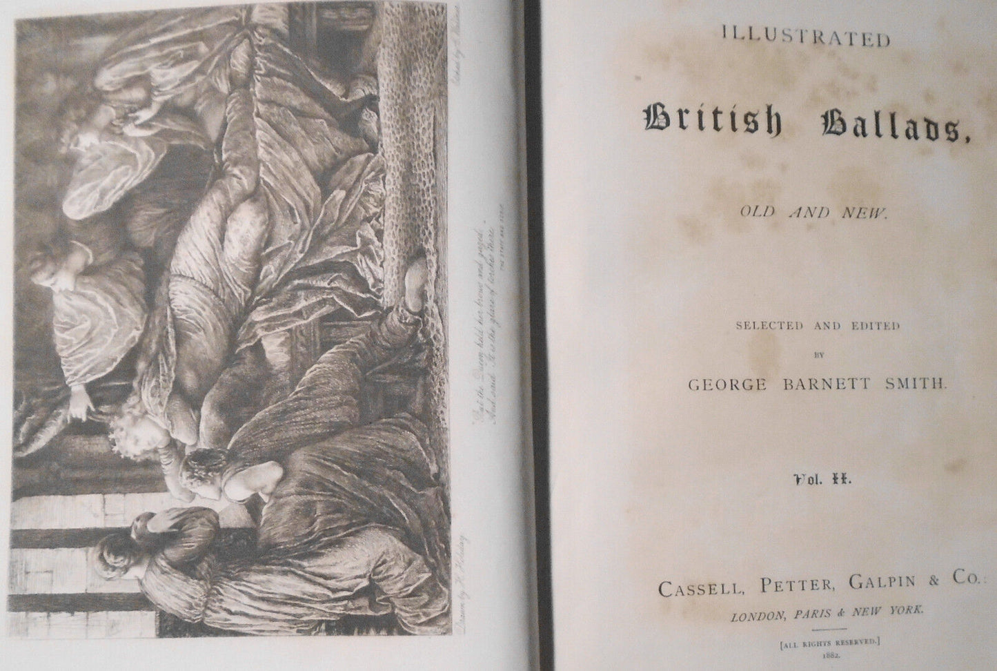 Illustrated British Ballads, by George Barnett Smith. 1882. Volumes II