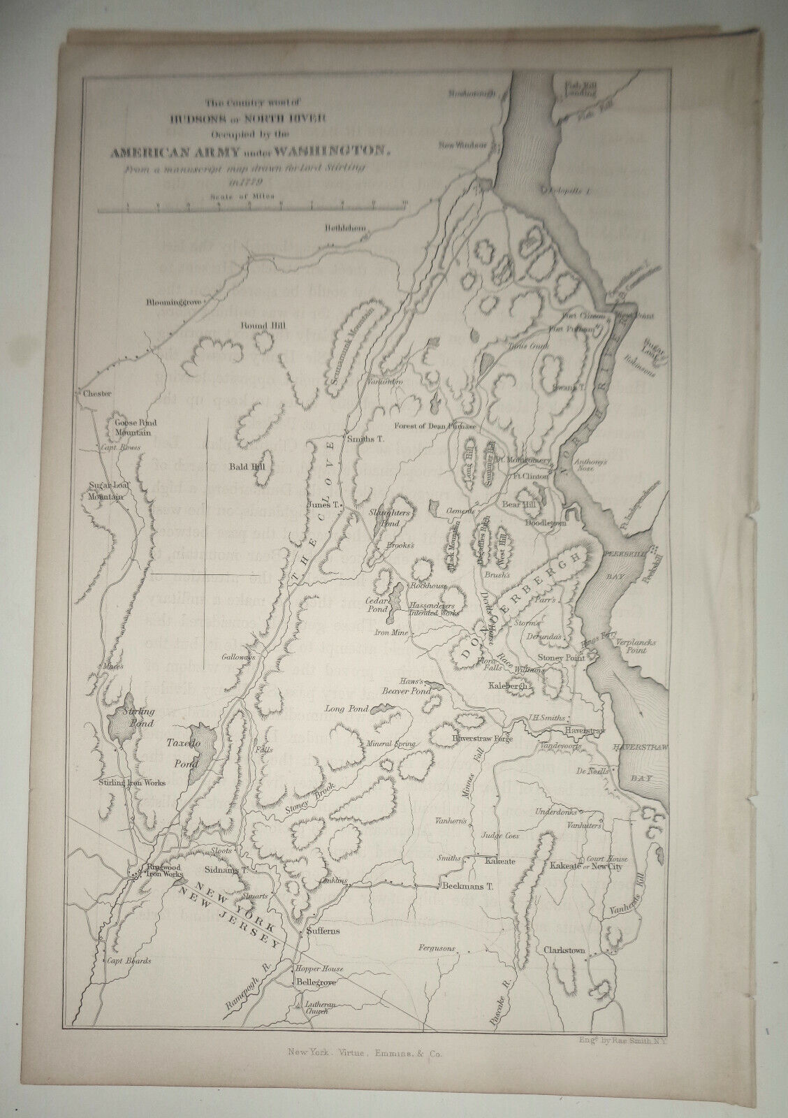 1860 The country west of Hudson's or North River occupied by the American Army