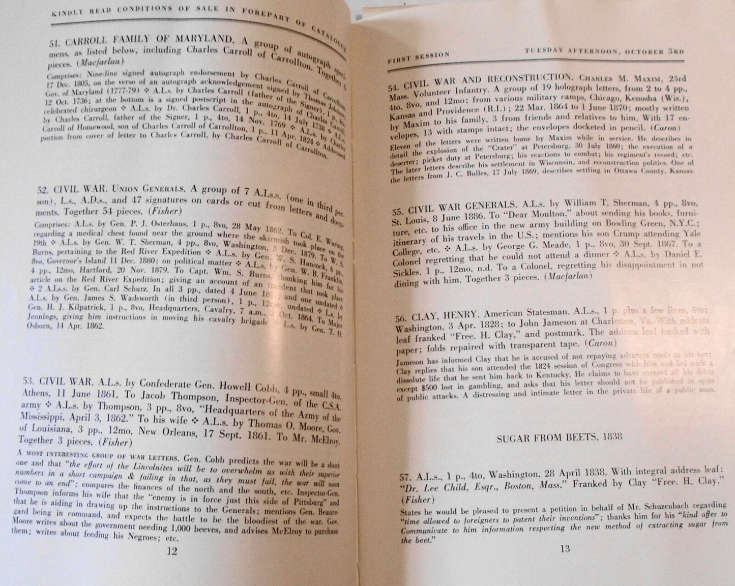 First editions, illuminated manuscripts, miniature books ... Forest H Sweet 1961