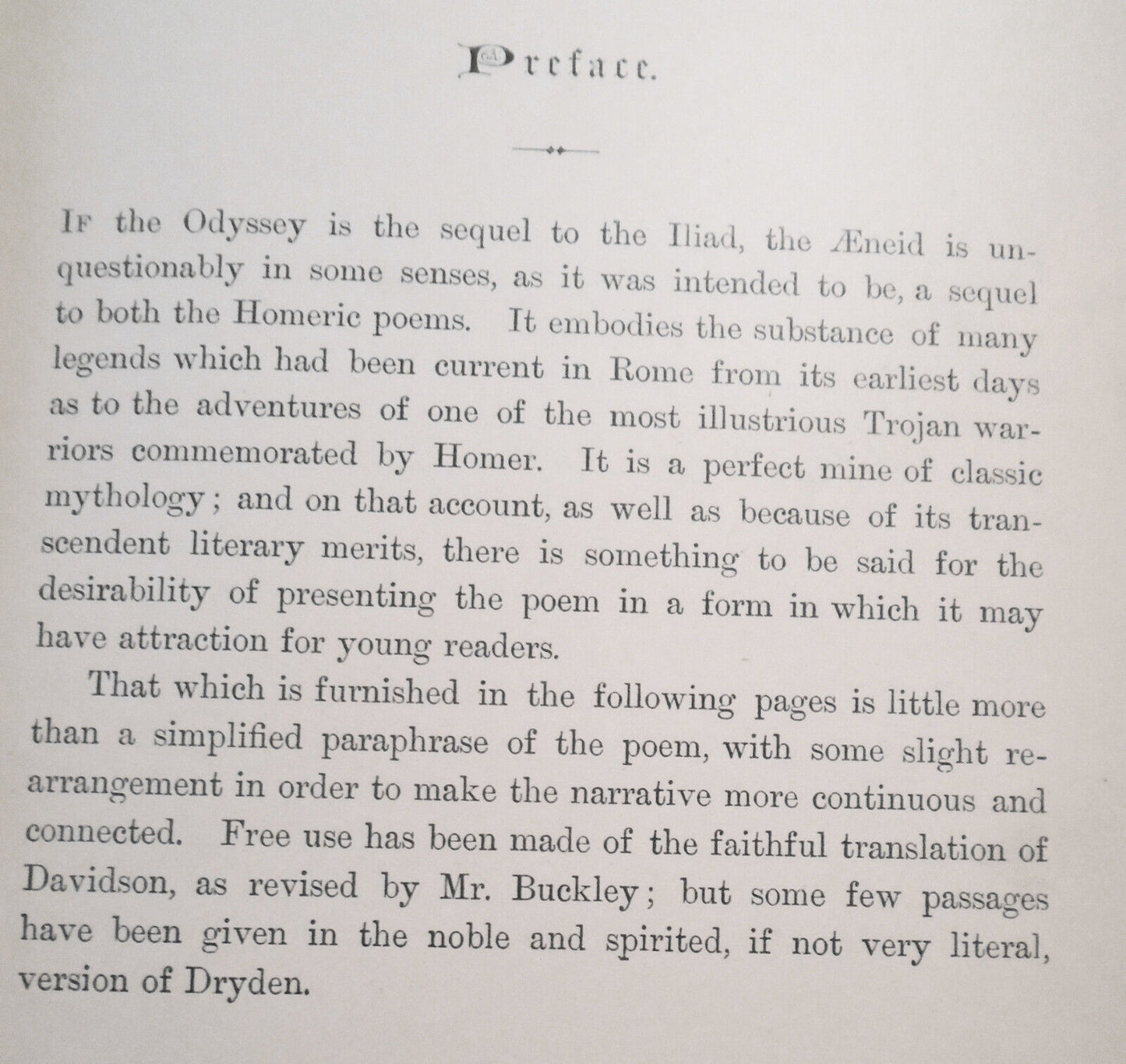 The Wanderings Of Aeneas & The Founding Of Rome by Charles Henry Hanson 1884 1st