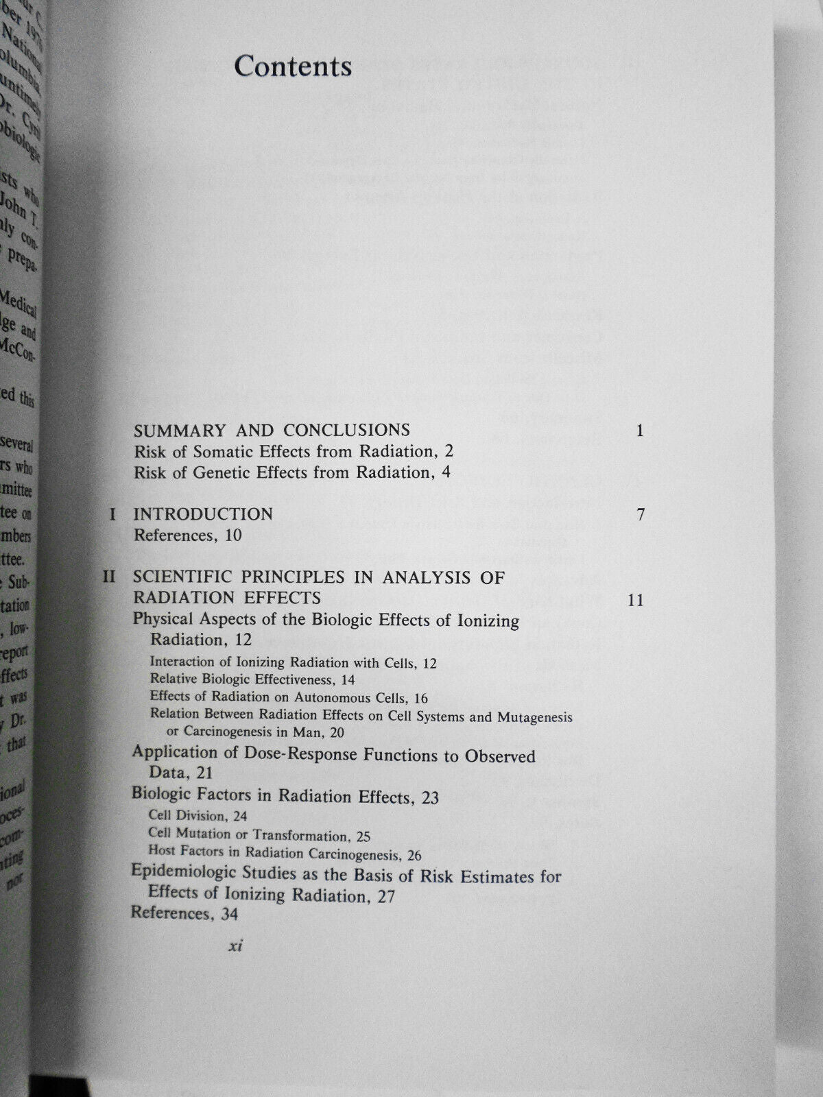 The Effects on populations of exposure to low levels of ionizing radiation, 1980