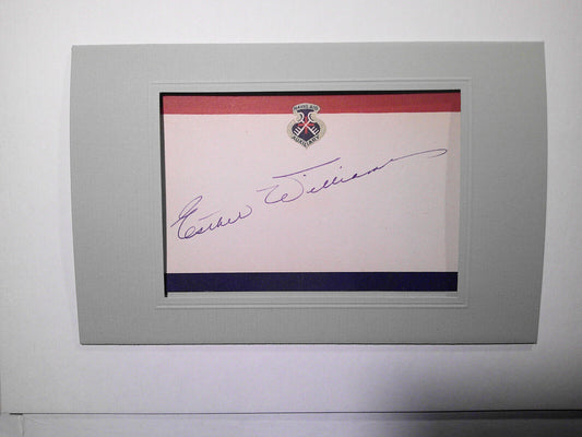 Esther Williams Signed - clipped signature -  [Million Dollar Mermaid]