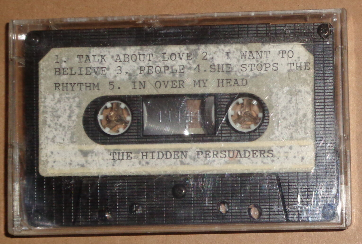 The Hidden Persuaders - rare demo cassette : Talk About Love, I Want To Believe