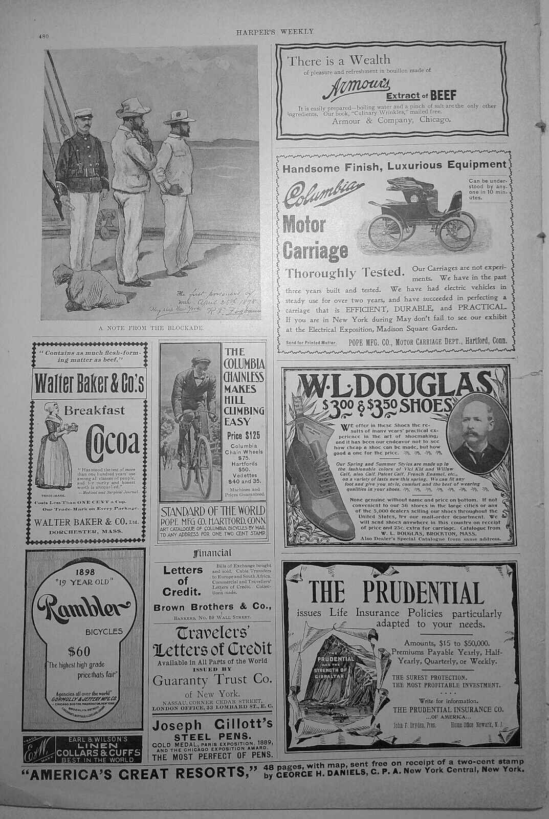 Harper's Weekly May 14 1898 :  Battle of Manila, Klondike gold map; Dewey; etc.