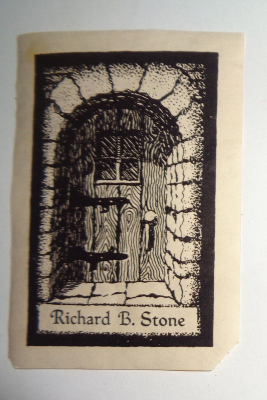 Richard B. Stone - Ex Libris Bookplate